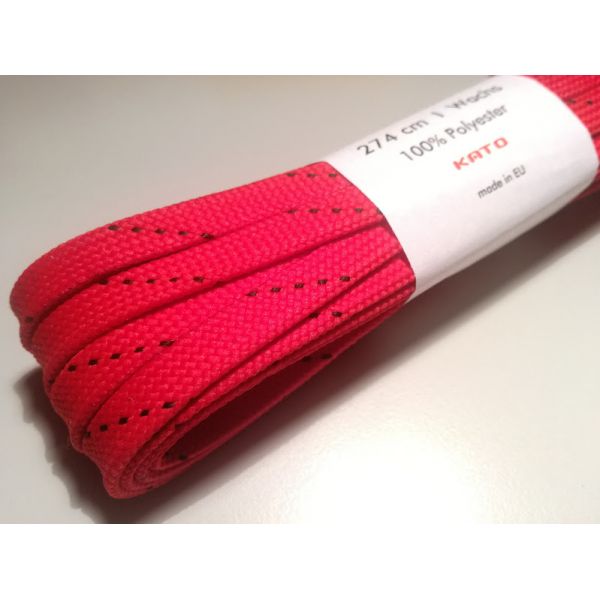 Skate laces WAX 274 cm - Rot  274cm