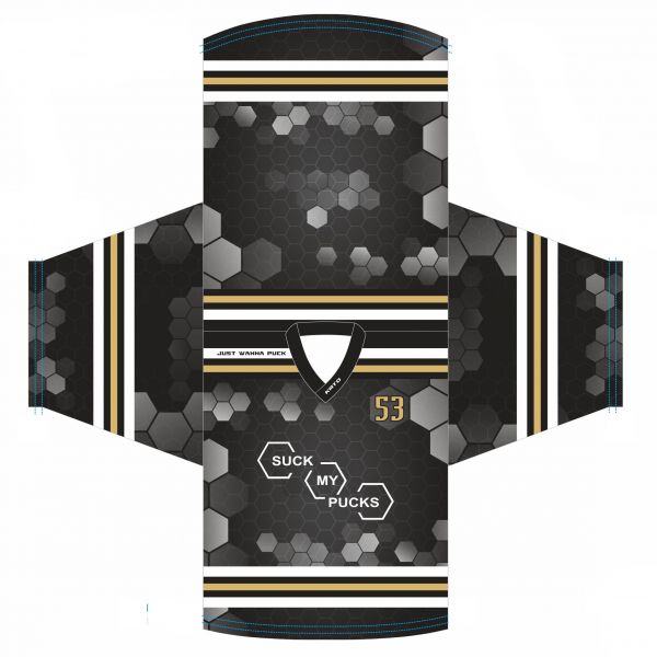 SUCK MY PUCKS Jersey Classic Black - Feldspieler