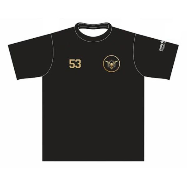 Baumwoll T-Shirt Men Vienna Golden Bees SCHWARZ