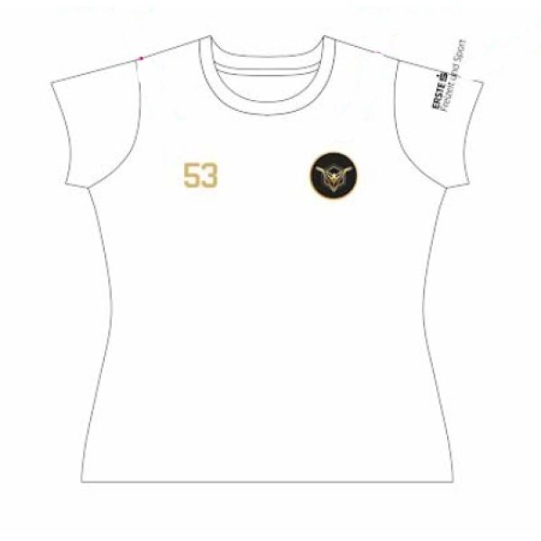Baumwoll T-Shirt Women Vienna Golden Bees WEIß