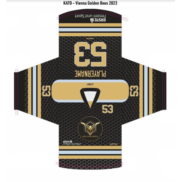 Game Jersey Black Vienna Golden Bees