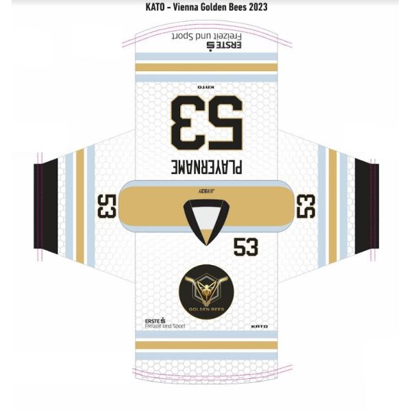 Game Jersey White Vienna Golden Bees